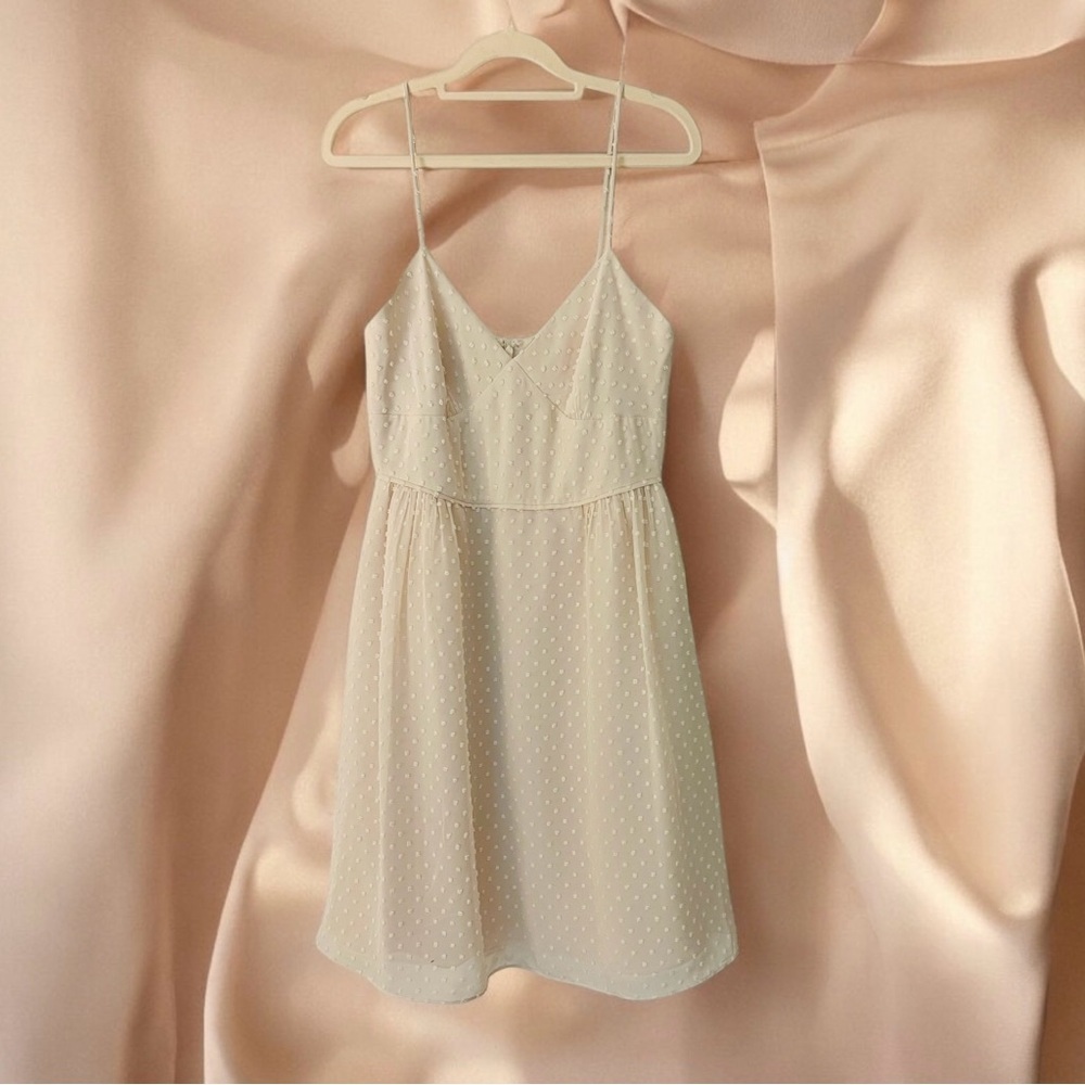 J.Crew Cream Fit & Flare Mini Dress – Bridal Shower / Graduation – Size 6